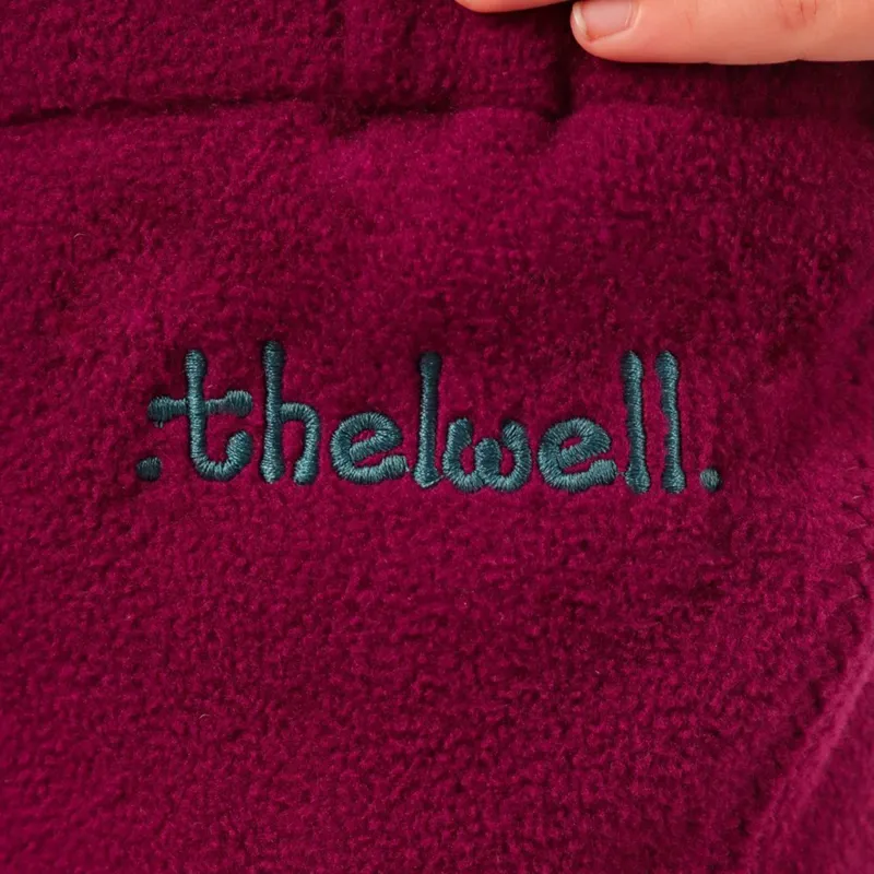 Hy Equestrian Thelwell Collection Pony Friends Fleece Tots Jodhpurs - Imperial Purple/Pacific Blue-2